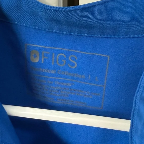 Figs Blue Scrub Top - Picture 2 of 5